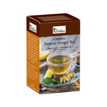 Ceylon Turmeric Ginger Tea – Warm, Healing & Anti-Inflammatory Tea (50g)