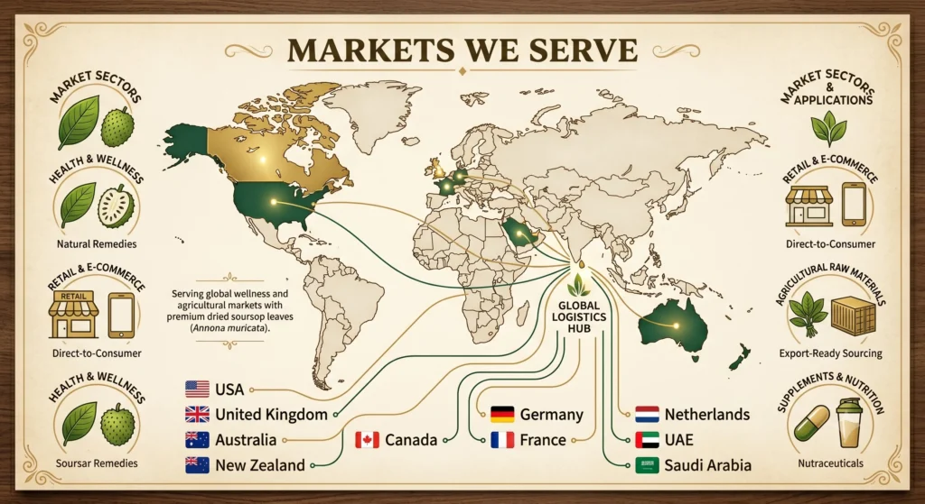 where we export to