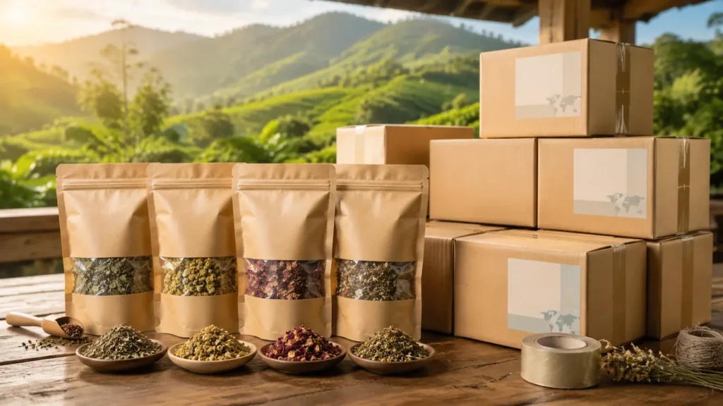 Ceylon Tea and Herbal Tea Supplier 1 Bulk herbal tea prepared in Sri Lanka for international delivery